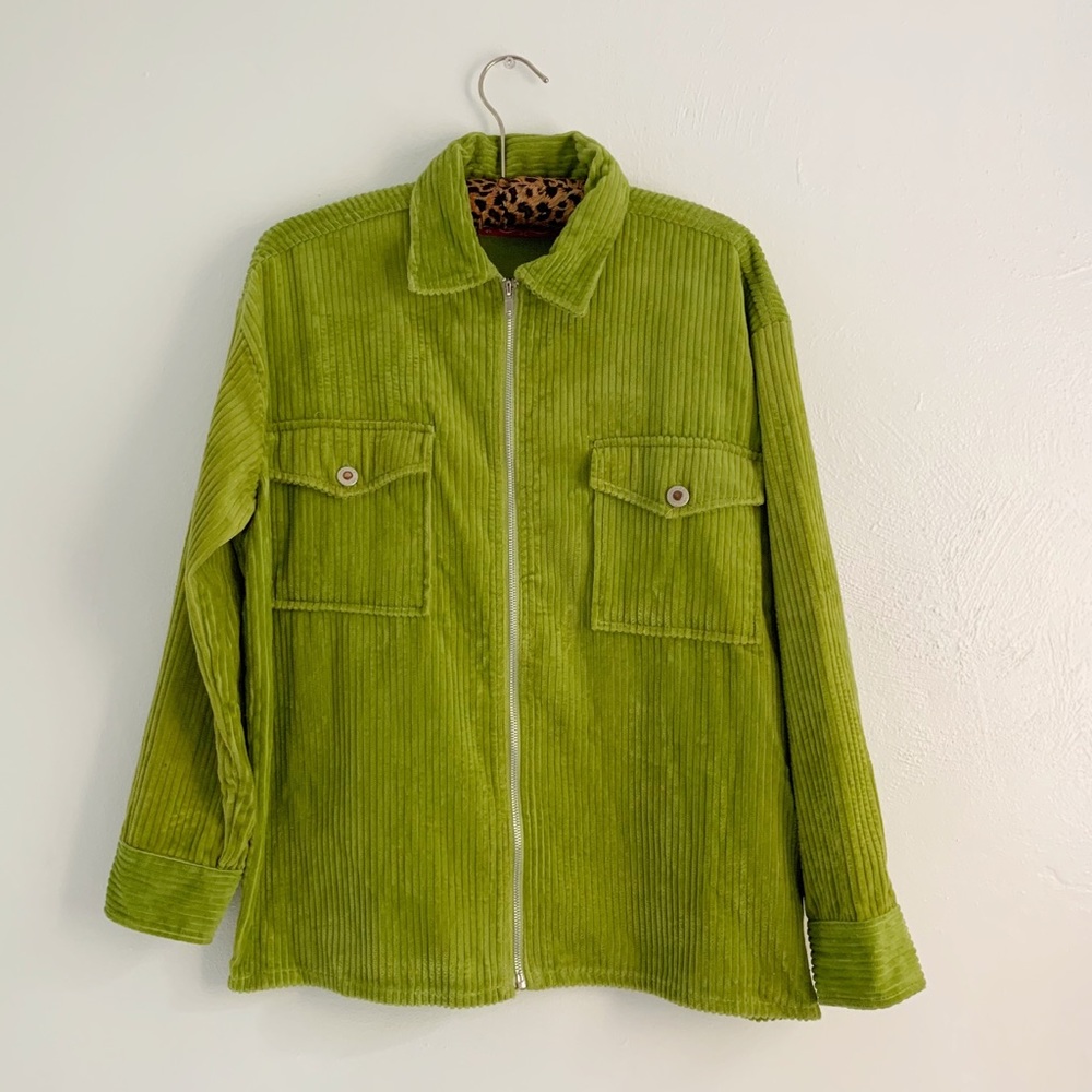 Vintage Corduroy Trucker Zip Jacket